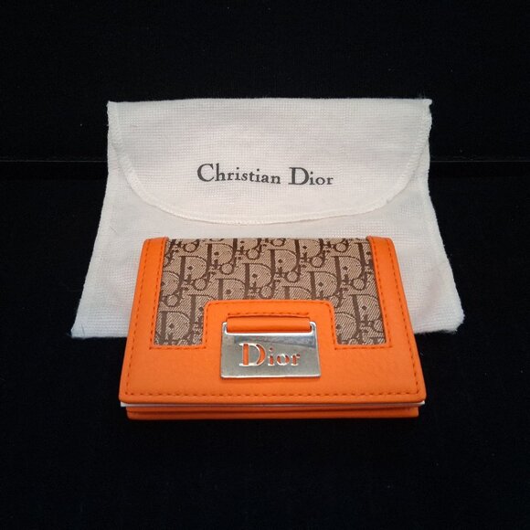 Christian Dior Compact Wallet with Dust Bag - New Vintage 2005 - with COA - Picture 1 of 16